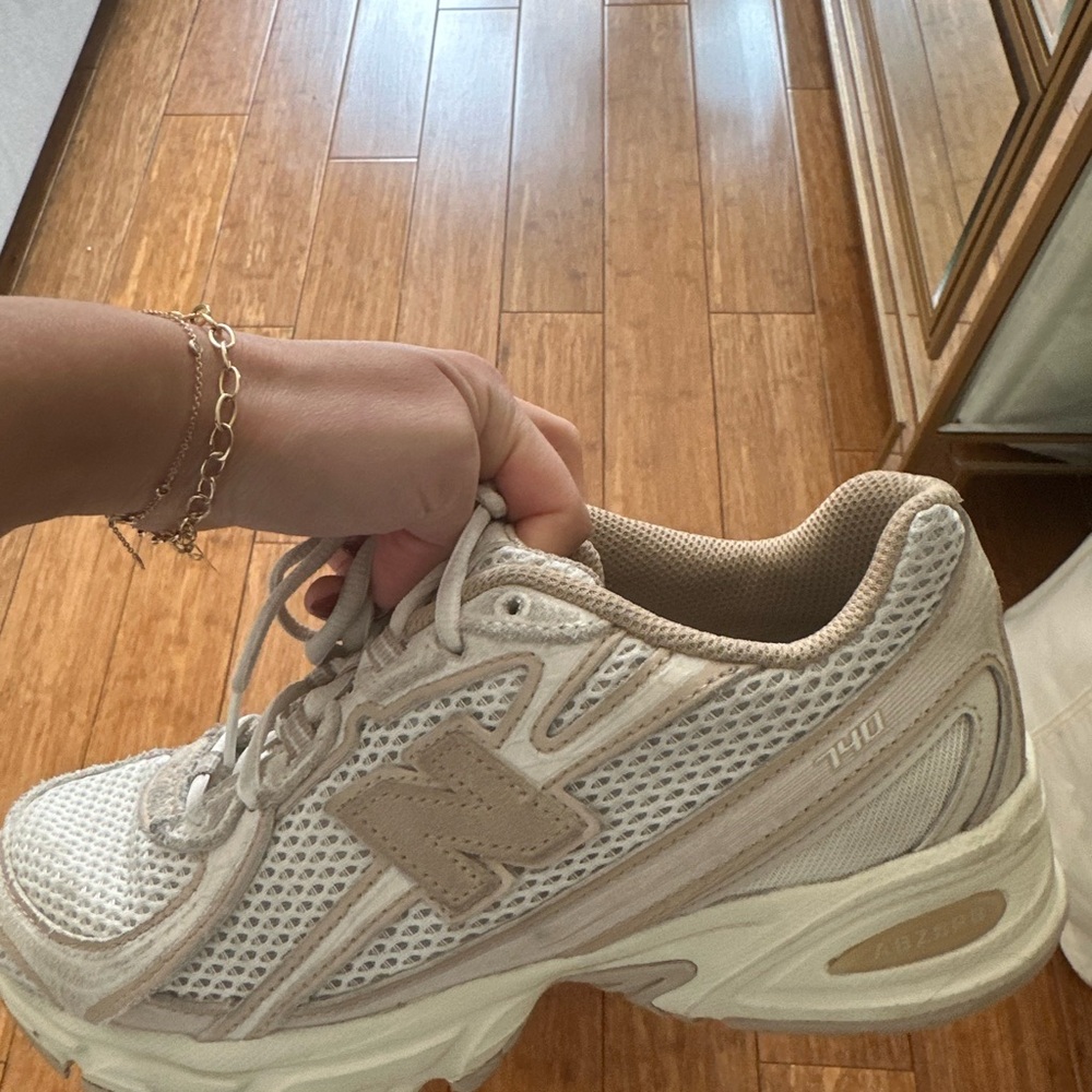 Women's Beige Athletic Shoes
